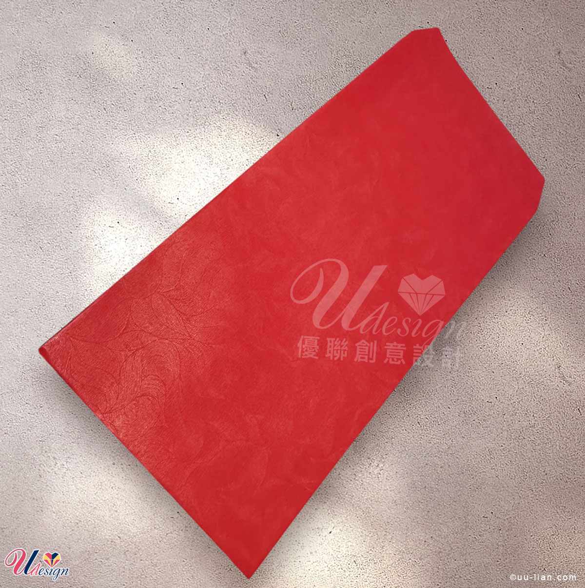 409風車萬年紅紅包袋表面帶有風車紋路